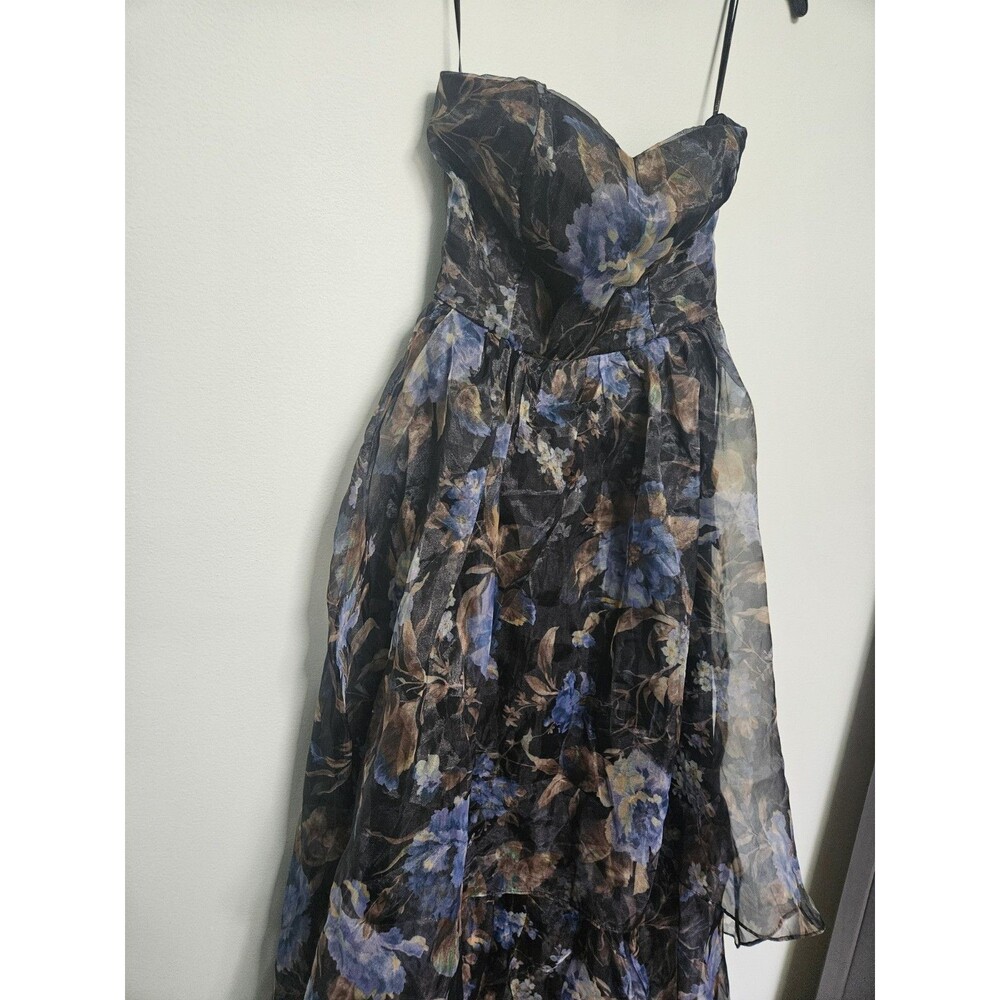 Sz XS - Lulus Marie Strapless Tiered Maxi Cocktail Dress - Read Description - Picture 2 of 6